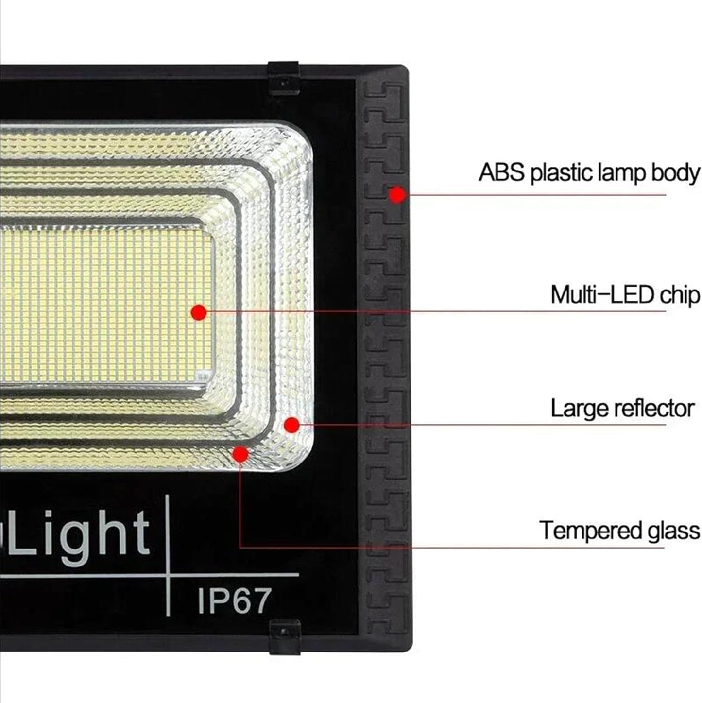 NUEVO REFLECTOR CON PANEL SOLAR